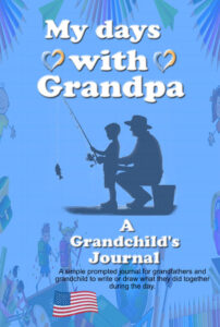 image of journal grandpa with grandchild fishing